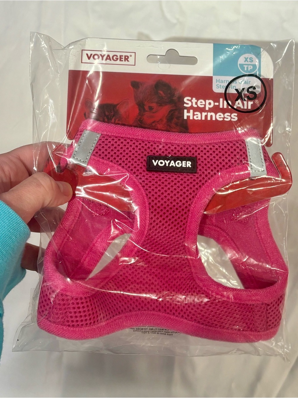 Voyager Pink Step-In Air Dog Harness - XS